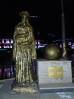 Amasya - along the river at night